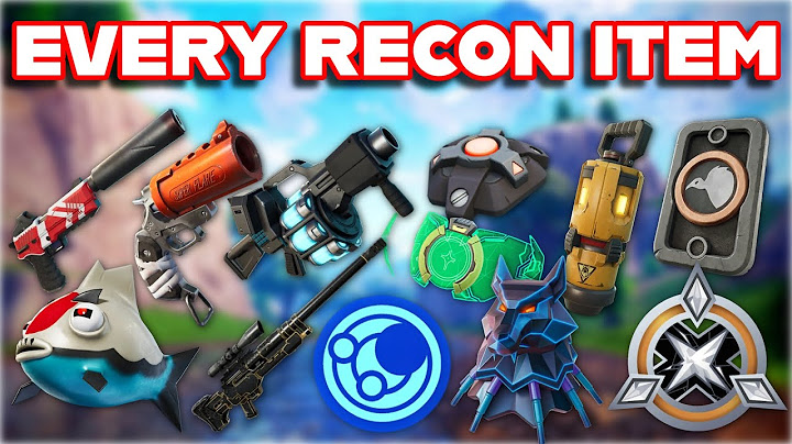 *UPDATED* Ranking EVERY RECON ITEM In FORTNITE HISTORY From WORST To BEST