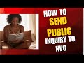 HOW TO SEND PUBLIC INQUIRY TO NVC (K1 VISA 2026)