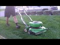 1987 Lawnboy 8243AE, Lawnboy 1400C and Stihl BG 55 In Action