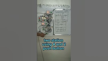 two station using 4and 2 push button #bernaztvvlog