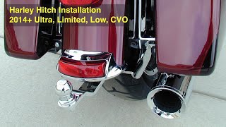 Harley Hitch Installation - HitchDoc 15225 chrome hitch