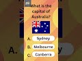 99% Get This Wrong  | Capital of Australia Quiz