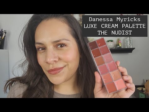 Danessa Myricks Luxe Cream Palette Pt. 1 - The Nudist -Chatty Review, Swatches and Demo