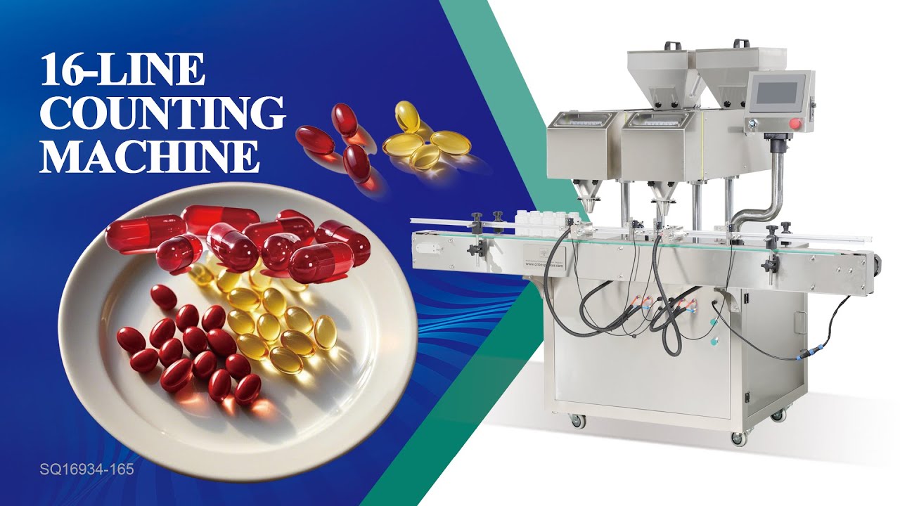 Bespacker XKYL-16 16-Lane Factory Price Automatic Tablet Bottle Counting Machine