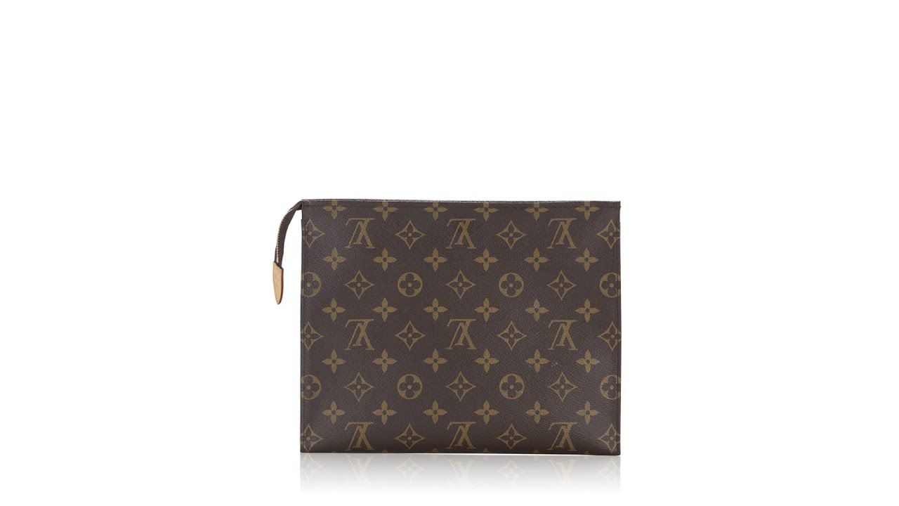 Louis Vuitton Toiletry Pouch 26 Monogram Brown in Coated Canvas with  Gold-Tone - US