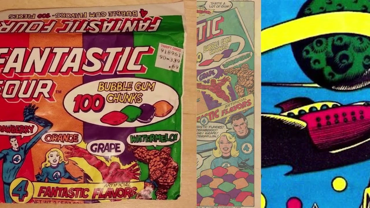 У Фантастической четвёрки была своя собственная жевательная резинка!