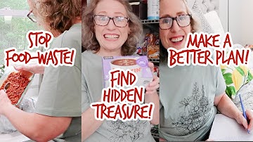 Decluttering food! 💸 Saving MONEY! 💰Pantry, Fridge Declutter, Meal Plan, Gardening!