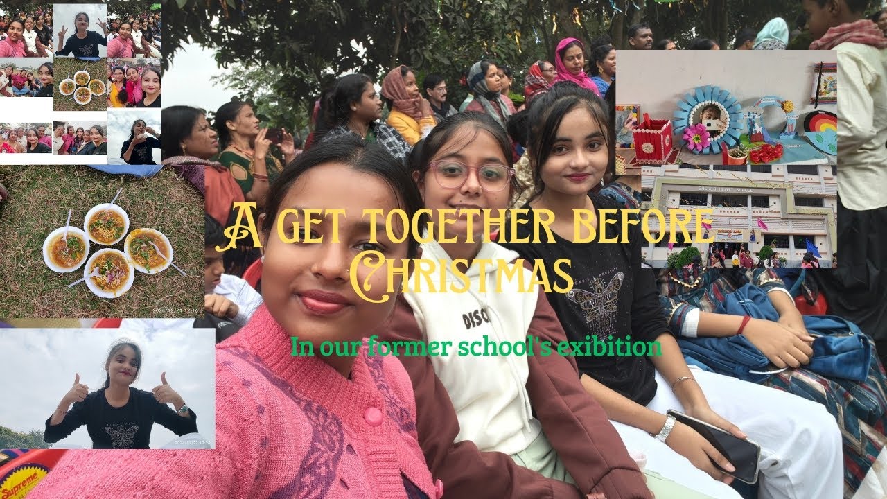 A get together with my friends in our former school's exibition - YouTube