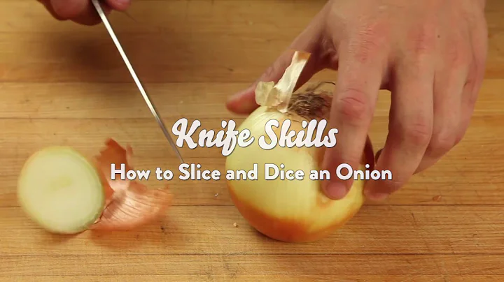 Knife Skills: How to Slice and Dice an Onion