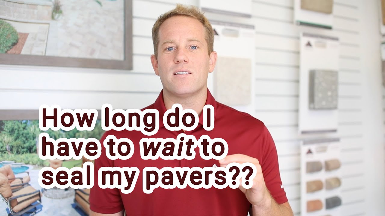 How long should pavers cure BEFORE sealing? YouTube