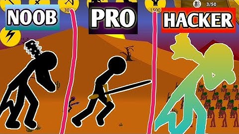 Noob Vs Pro Vs Hacker gameplay 2020 | stick war legacy videos 2020 (ios & android)
