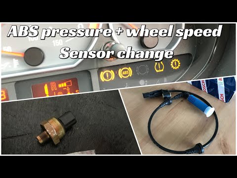 BMW e46 M3 ABS sensor + pressure sensor change