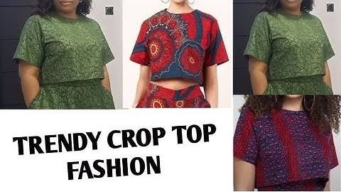 HOW TO CUT AND SEW A SIMPLE CROP TOP/beginners friendly #howtosew #cutandsew #sewingtutorial