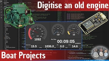 OpenPlotter - ESP32 - Getting started, adding code and digitising an older engine MD2030 - SensESP