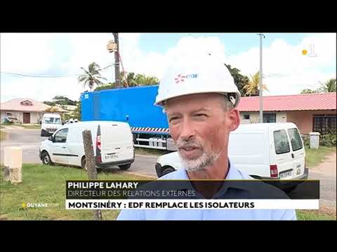 Montsinéry : Edf remplace les isolateurs