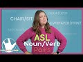 Understanding ASL Noun-Verb Pairs
