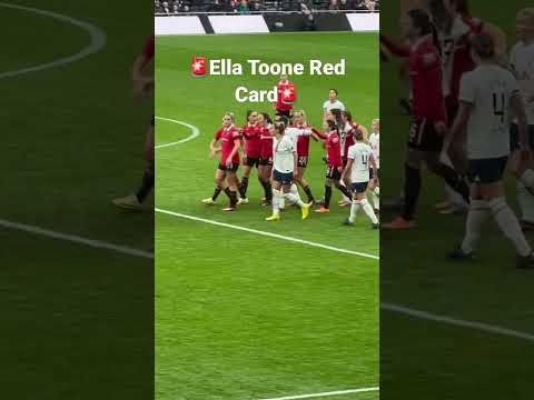 Is This A Straight Red Card Ellatoone Redcard Manunited Womensfootball