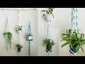 [Blue series] DIY Macrame plant hanger #8 / 마크라메 플랜트행거 #8