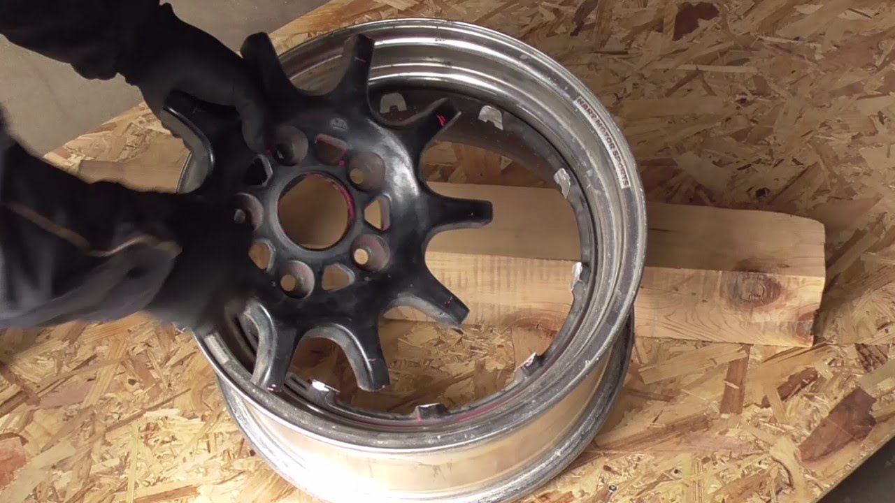 DIY ! 車のホイールを魔改造するとこおなる!