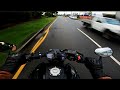 Overcast Days. (Caught in the Rain) | YAMAHA MT-07 AKRAPOVIC [POV 4K]