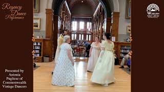 Regency Dance Performance at the Woburn Public Library