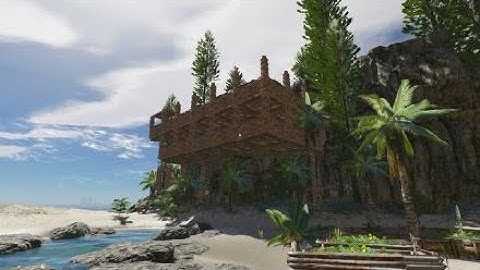 Stranded Deep, Building The Best Clay Brick Cliff Base Ever PS4