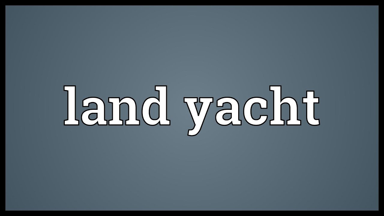 yachted meaning