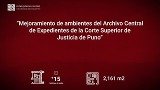NUEVA SEDE JUDICIAL DEL JIRÓN CAJAMARCA - CSJ PUNO