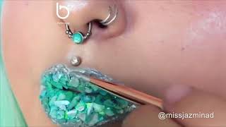 Lipstick Tutorial Compilation 2017 2018   New Amazing Lip Art Ideas December 2017   Part 2