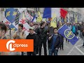 Les militants dextrme droite de action franaise dfilent contre la rpublique 14 mai 20234k