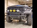 Addictive Desert Designs RAM TRX PRO BOLT-ON FRONT BUMPER M&R 30" Stack lightbars setup