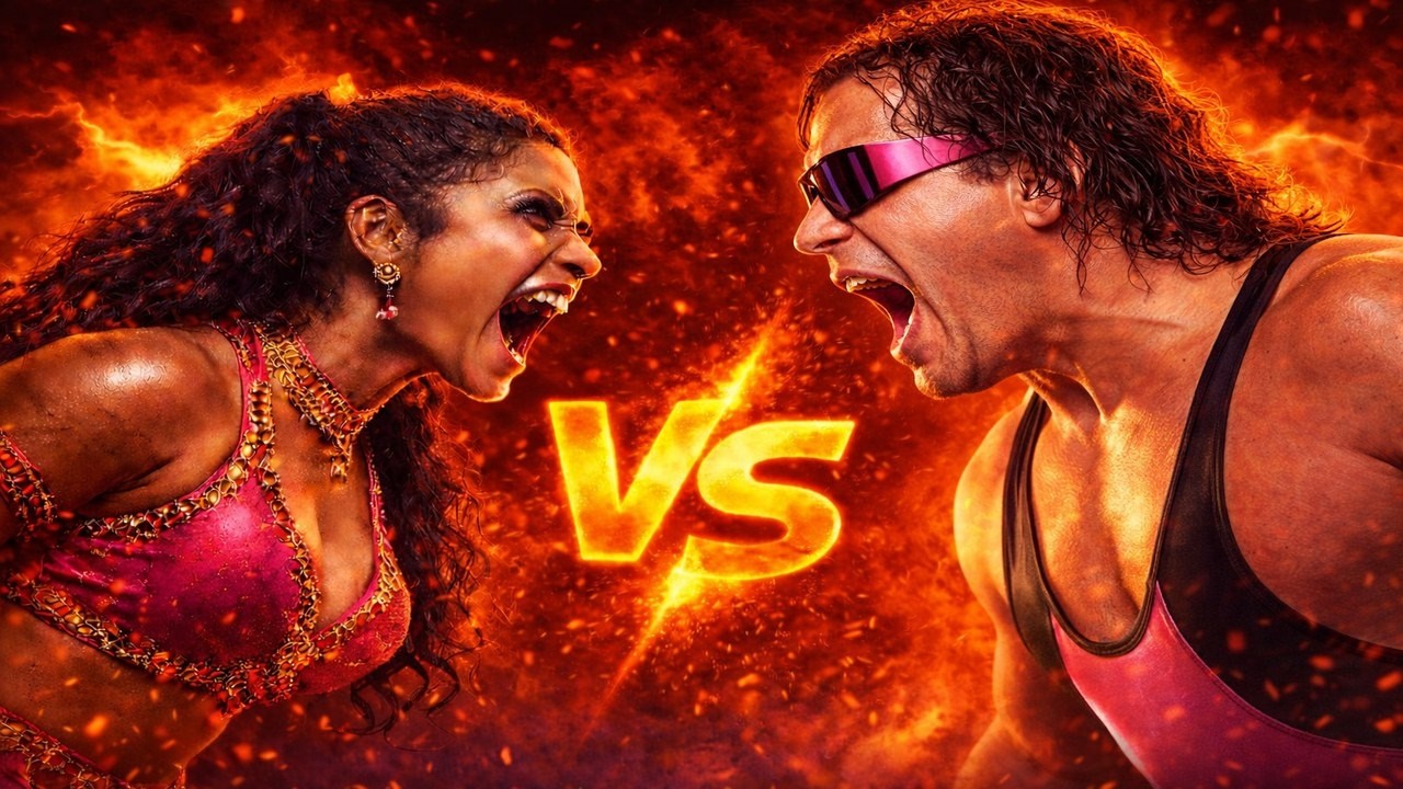 THIS MATCH WAS PURE BRUTALITY!! Lakshmi Sahaji vs Bret Hart 🚨🔥| WWE 2k22