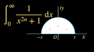 Integral from 0 to infinity of 1/(x^{2n}+1) with the Residue Theorem