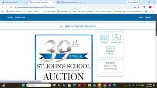 2026 School Auction Tutorial Video - How to take part in the online bidding! screenshot 1