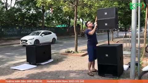 Dàn âm thanh sự kiện loa Array Mini cho Show đám cưới | Giá 85 triệu