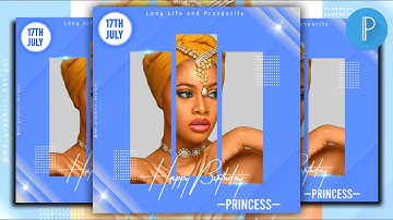 How to Create a Birthday Flyer Design in PixelLab | Part 3 | Pixellab Tutorial | MD Graphics Designs