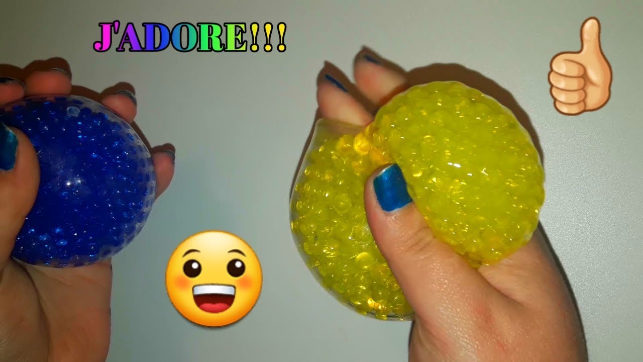 JE TEST LES NOUVELLES BALLES ANTI-STRESS AVEC DES ORBEEZ DE CHEZ ACTION. ELLES SONT SUPERBES!!