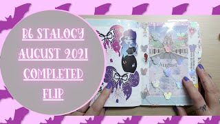 B6 STALOGY AUGUST FLIP THROUGH | COMPLETED MONTH 2021
