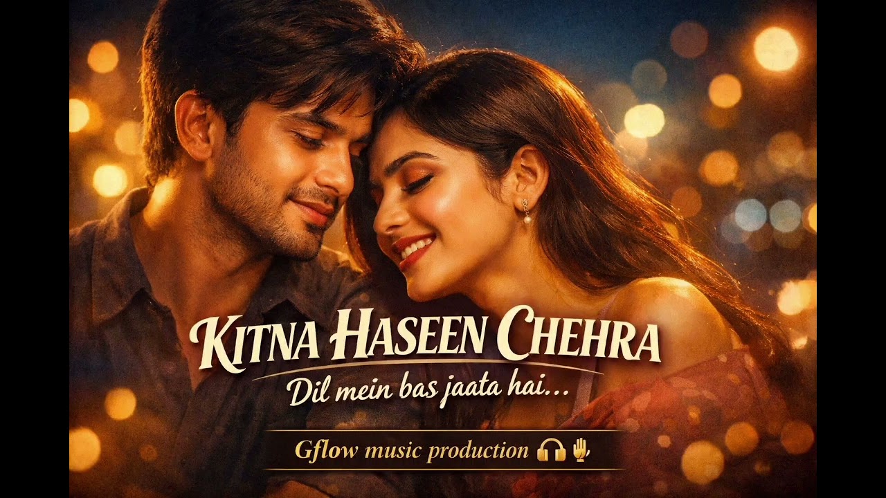 New " Kitna Haseen Chehra ❤️ | Dil Mein Bas Jaata Hai | Romantic Love Song | Gflow production 🎧🎙️