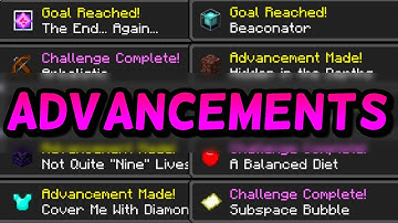 How To Use the Advancement Command in Minecraft! (2021)
