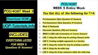 POS/408 NET I Tutorials