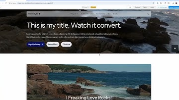 Quick demo of building out a landing page with Neonbyte and Drupal Canvas