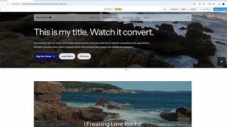 Quick demo of building out a landing page with Neonbyte and Drupal Canvas