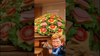 🙀 Kitten and Boy Make Dad's Sandwich Huge 🥪