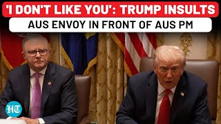 Trump Insults Australia Envoy In Front Of Aus Pm Albanese Awkward Moment On Camera Us Kevin Rudd