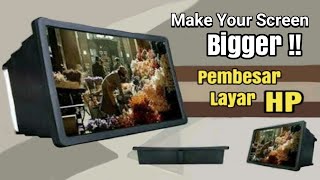 Kaca Pembesar Proyeksi Layar HP Smartphone 3D Portable