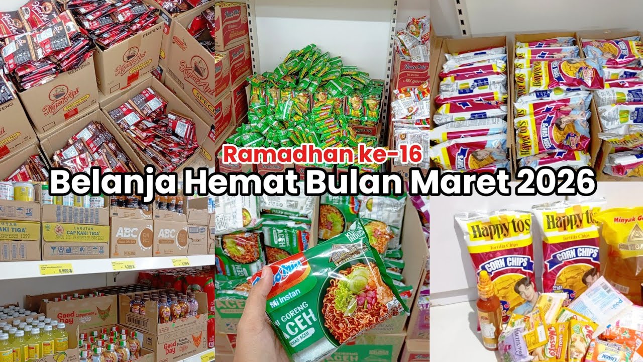 Belanja hemat bulan Maret 2026 | unboxing paket dan bongkar belanja bulanan