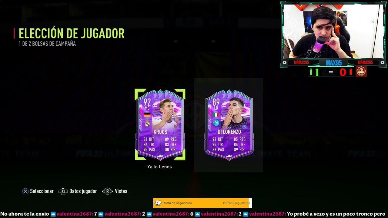 ME SALE TONI KROOS FUT BIRTHDAY EN LA BOLSA DE CAMPAÑA X2 Y DOBLE MEJORA DE 86+ - FIFA 22 | MRmax95