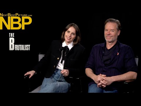 Interview With The Brutalist Stars Felicity Jones & Guy Pearce