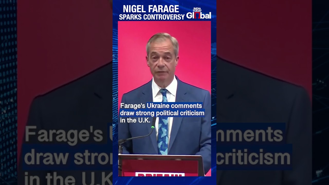 UK: Nigel Farage Blames NATO, EU Expansion for Ukraine War, Faces Backlash